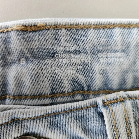 High Rise Curvy Straight Jeans - Picture 4 of 10